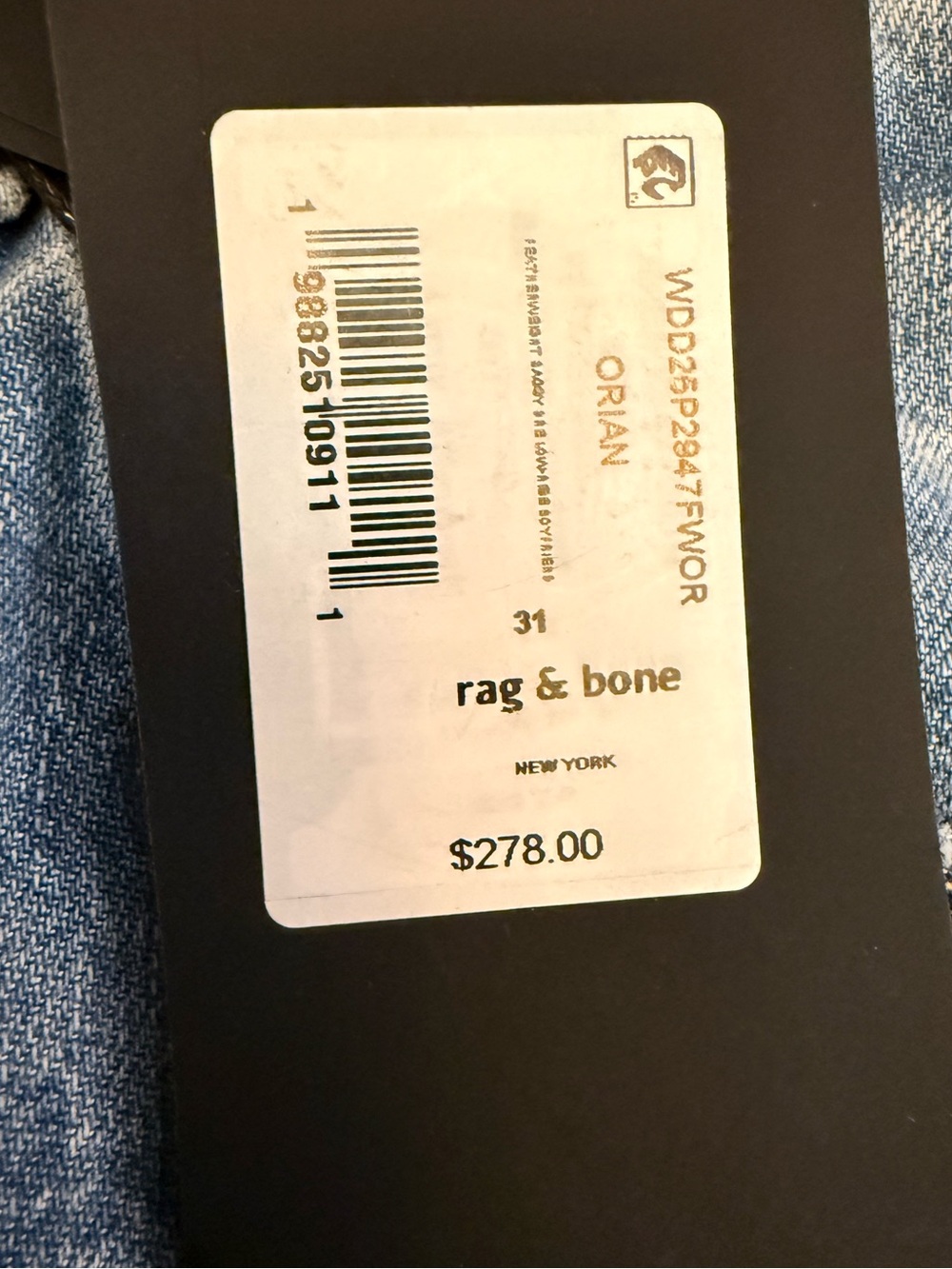 rag & bone The Baggy Dre Low Rise Boyfriend in Orian Size 31/12 - Picture 10 of 15